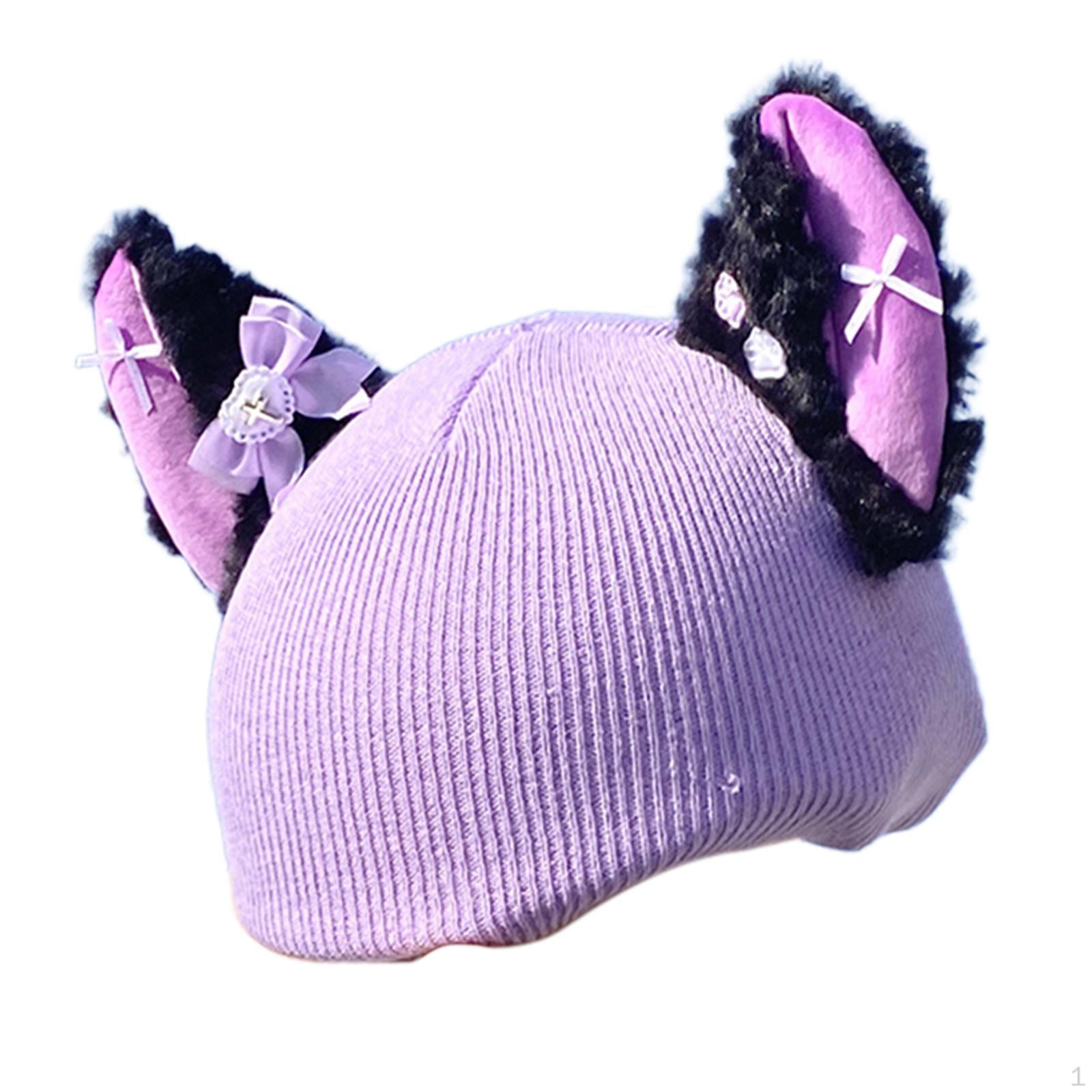 

Ski Helmet Cover with Cat Ears And Bow Tie, Ideal for