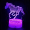 Night Desk Lamp For Children Horse Horse 16 Led 3D + Remote Control