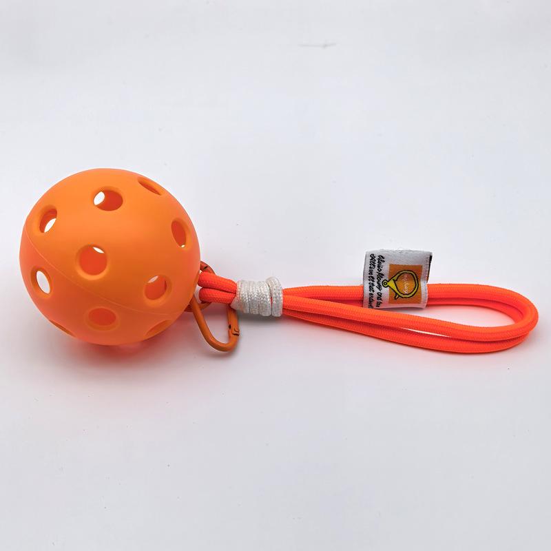 

Креативная металлическая брелок-ракетка для пиклбола, красочные брелоки в виде полых мячей для гольфа, сувенир для фанатов динкбола, подвеска для подарочного пакета для вечеринки оранжевый