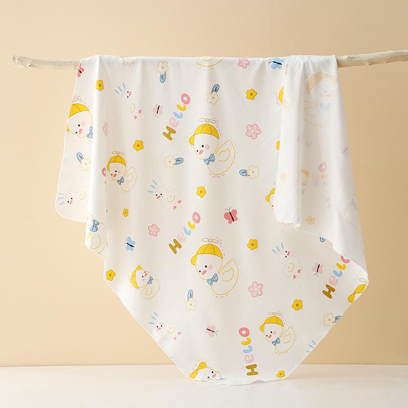 Class A Pure Cotton Newborn Swaddle Blanket – Soft, Thin, Skin-Friendly, All-Season Wrap