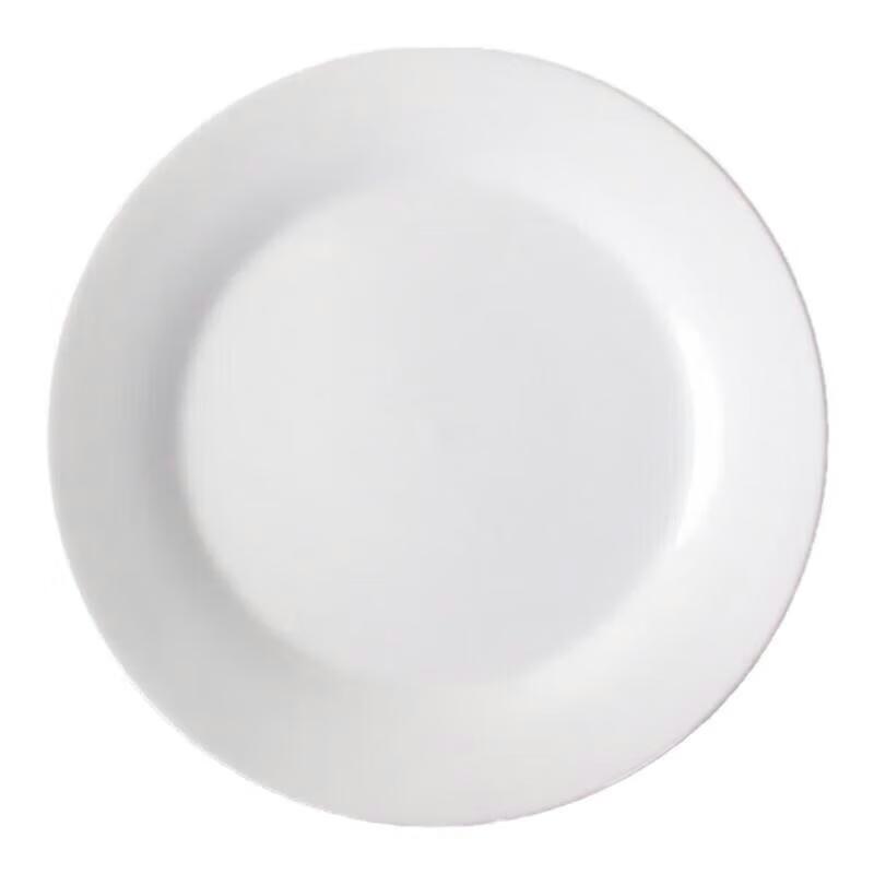 Caitang Zhizao Pure White Ceramic Dinner Plates