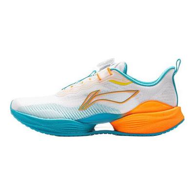 Li Ning Detské Ultra ľahké 22 Pohodlné Všestranné tlmenie nárazov Odraz Nízke bežecké topánky Pánske Bežecké topánky Biela Modrá YKFV042-7