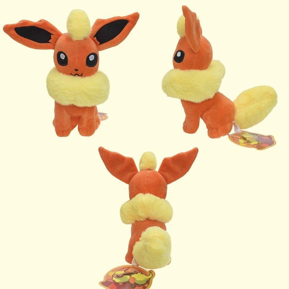 Sada plyšáků Pokemon Eevee Evolutions - Sylveon Sun Moon Original Vaporeon Flareon Leafeon
