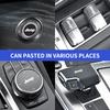 2/5/10Pcs Car Logo Sticker Central Control Decals Car Accessories For Jeep Renegade Wrangler JK JL Grand Cherokee Compass Patriot Etc