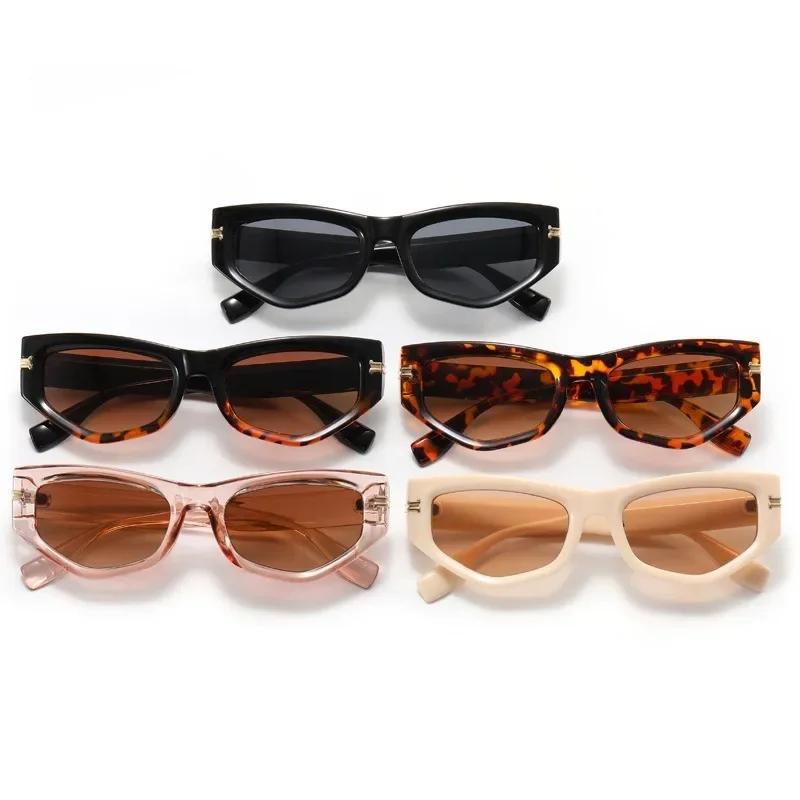 Cat Eye Vintage Sunglasses For Women Retro Cat Eye Sun Glasses Anti-Uv Travel Fishing Eyewear  Uv400