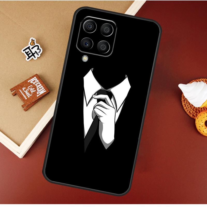 Suit and Tie Case For Samsung Galaxy M51 M31 M21 M11 M16 M36 M56 M53 M12 M32 M52 M15 M35 M55 M14 M34 M54