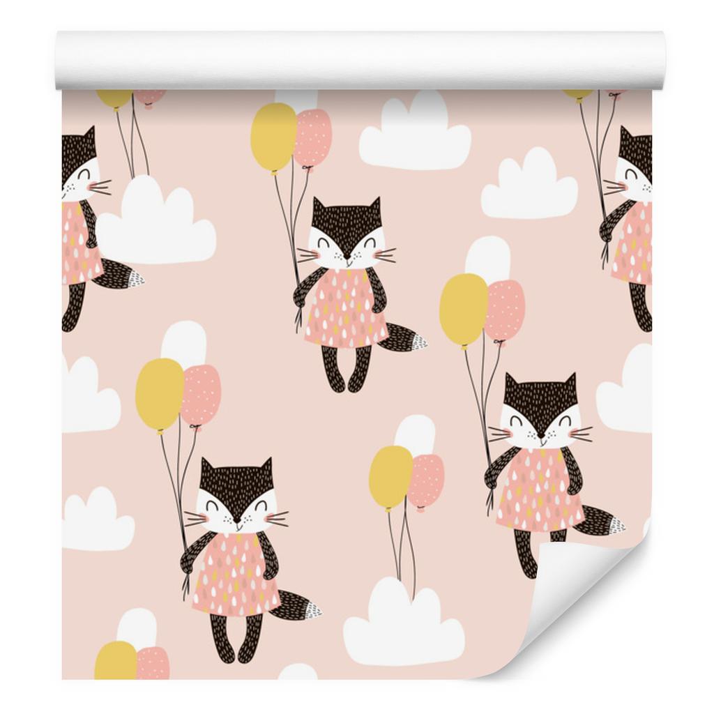 Kittens In the Clouds Wallpaper for Living Room and Bedroom 50x1000
