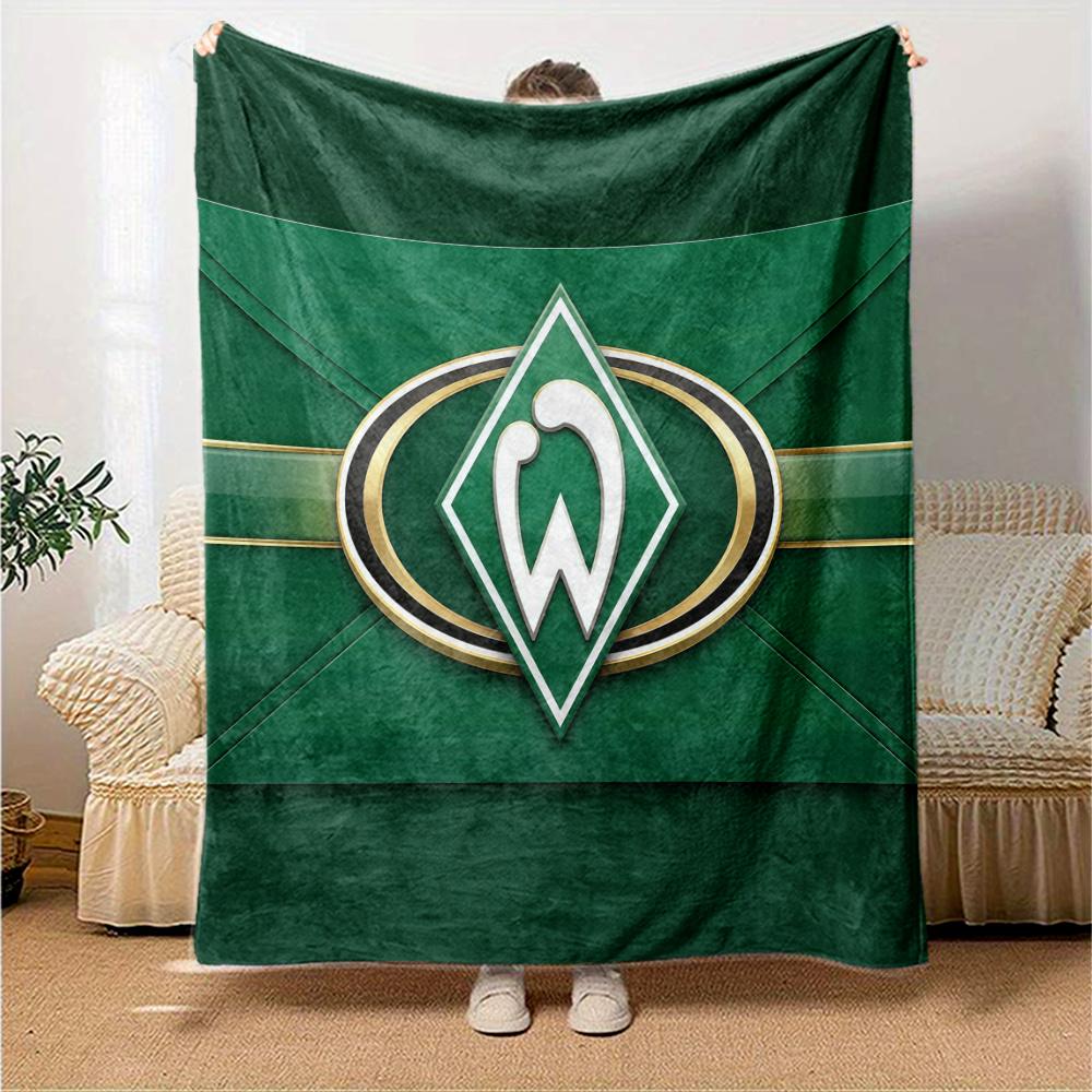 SV Werder Bremen Flannel Blanket, High quality Comfortable for All Seasons, Home Decor, Warmth and Comfort