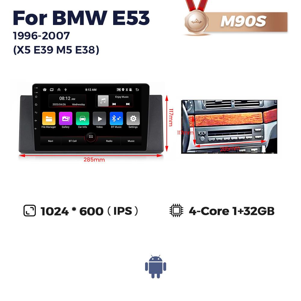 

Navifly 2din Android автомобильное радио для BMW 5 E39 1995-2006 E53 X5 M5 Carplay авто мультимедийный видеоплеер GPS навигация головное устройство