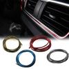 Styling Car Moulding Decorative Filler Strip Interior Exterior Set Red 5 Meters