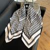 Large square scarf silk scarf women's new versatile spring and autumn winter high-end mother scarf shawl with shirt