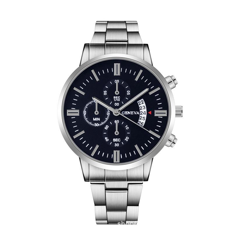 Men's Steel Belt Watch Quartz Watch Steel Belt Watch Live Broadcast Huaqiangbei Watch Imitation Mechanical Watch