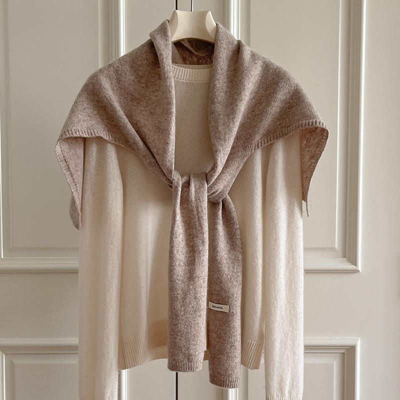 New Fashionable and Versatile Shawl  High End Women's Light Luxury Style Scarf Korean Style Instagram Outer Layer Warm Little Scarf