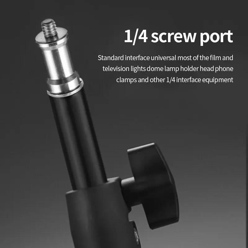 160cm Tripod for Phone and Camera with 1/4" Interface Metal Tripie for Smartphone Mobile Cellphone Video Shooting Film Recording
