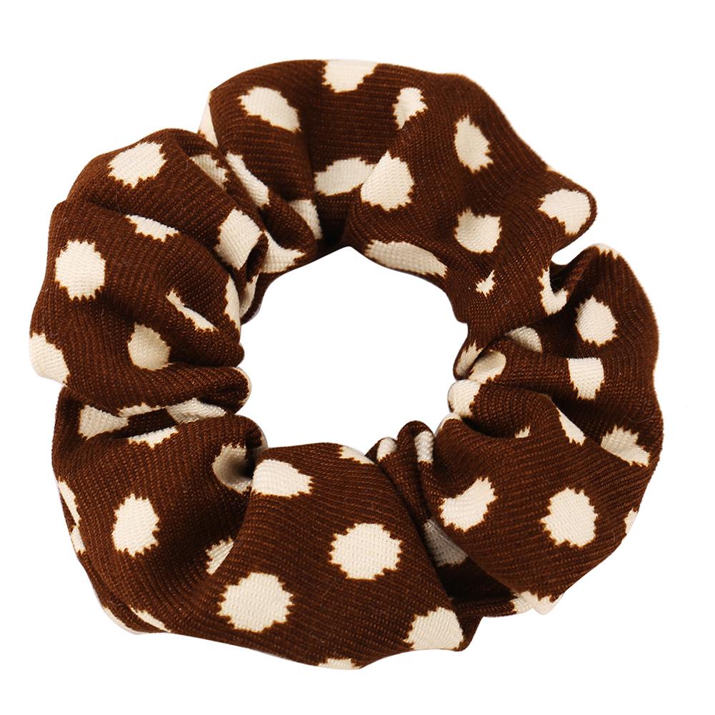 Leopard Pattern Retro Style Fabric Hair Bands All-match Hair Rope