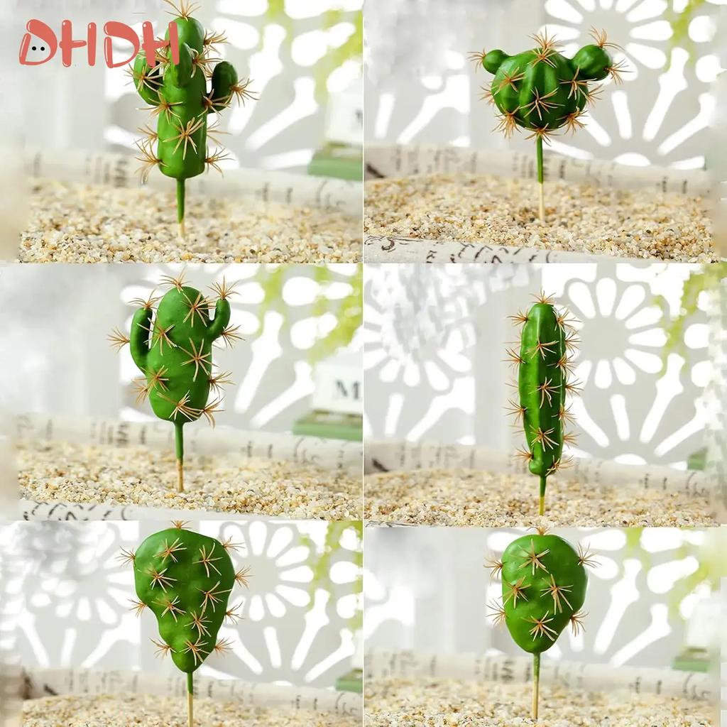 Artificial Cactus Decoration Foam Cactus DIY Micro Landscape Tropical Plants Realistic Succulent Plants Home Office Decor