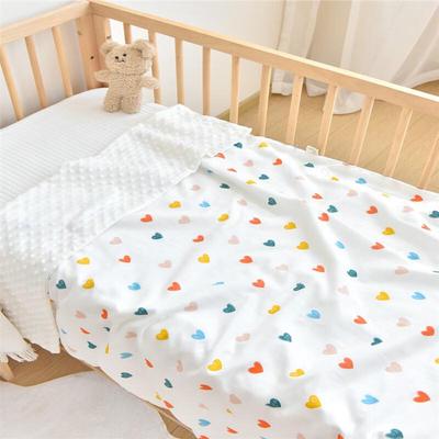 GPPNKC Baby Embroidered Cartoon Nap Blanket