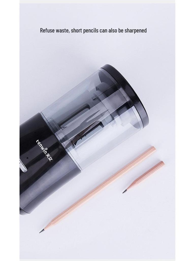 Automatic Electric Pencil Sharpener for Students - Child-Friendly Stationery with Lead Feeding System, Model 8018