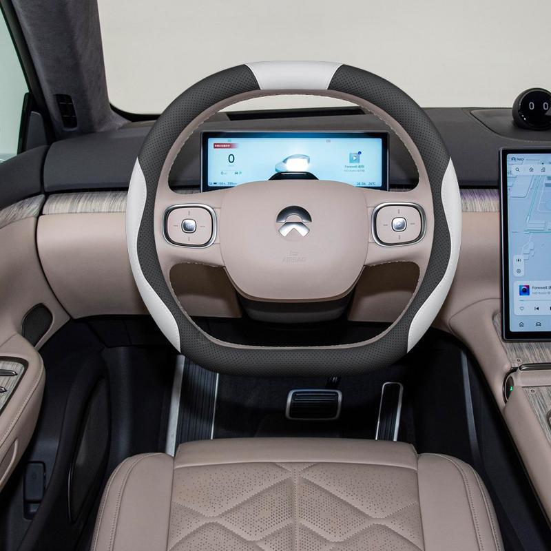 All-Season Genuine Leather Steering Wheel Cover for NIO ES6/EC6/ES8/ET7