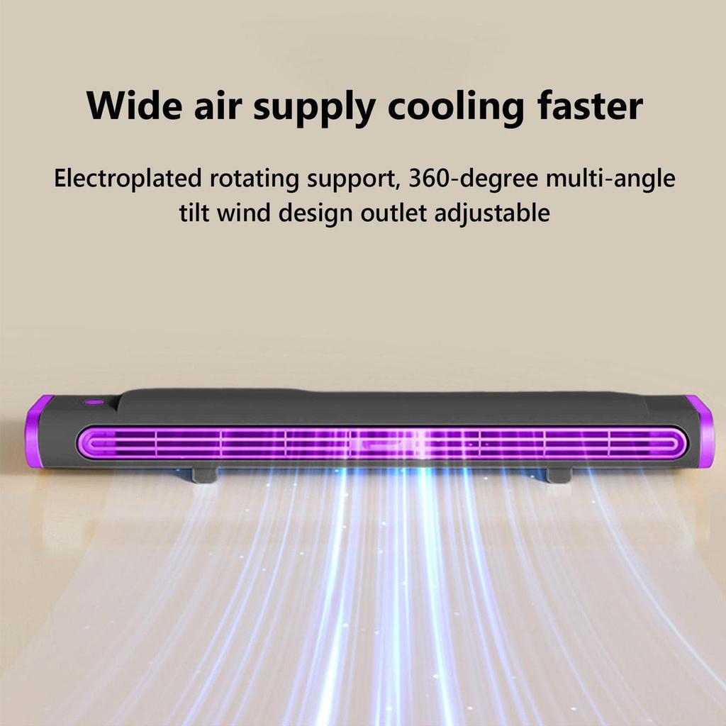 Air Cooling Fan Portable Cooling Fan Desk Fan Rechargeable 3 Speeds Desktop Fan Mini Vertical Silent Fan For Daily Use Home