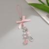 Small Fresh, Sweet And Cool Strawberry Bow Keychain, Creative Flower Star Love-Shaped Jewelry