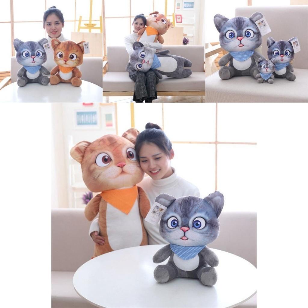 Japanese Long Tomato Cat Plush Toy Pillow Cute Stuffed Animal With Soft Pp Cotton Fill