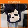 Panda Bag Shoulder Animal Handbag Zipper Style Comfortable Crossing Diagonal