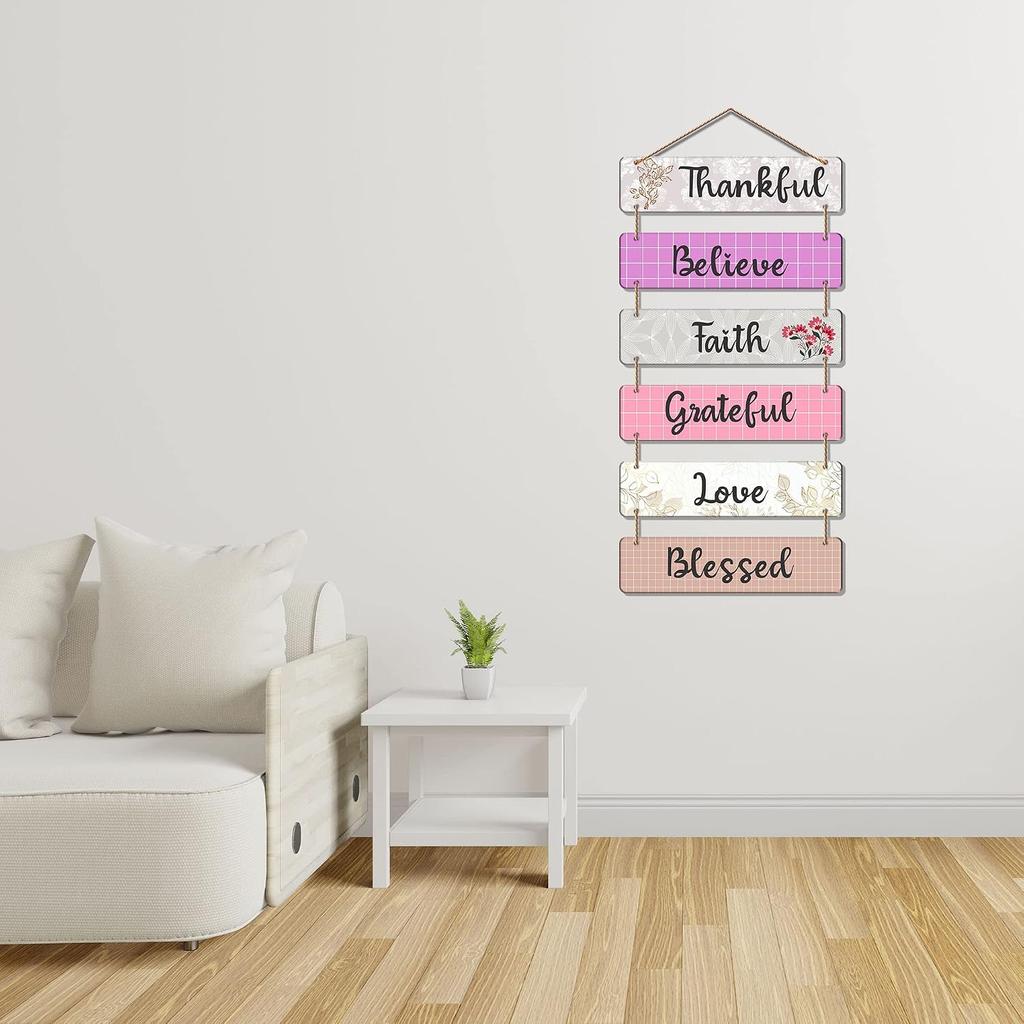 Decorative Wall Hanging, Wooden Art Decoration Item For Living Room, Bedroom
