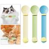 Cat Strip Squeeze Spoon Paw Shape Portable Lickable Cat Treats Spoon Multi Use Pet Food Spoon for Cat Kitten Puppy Wet Food