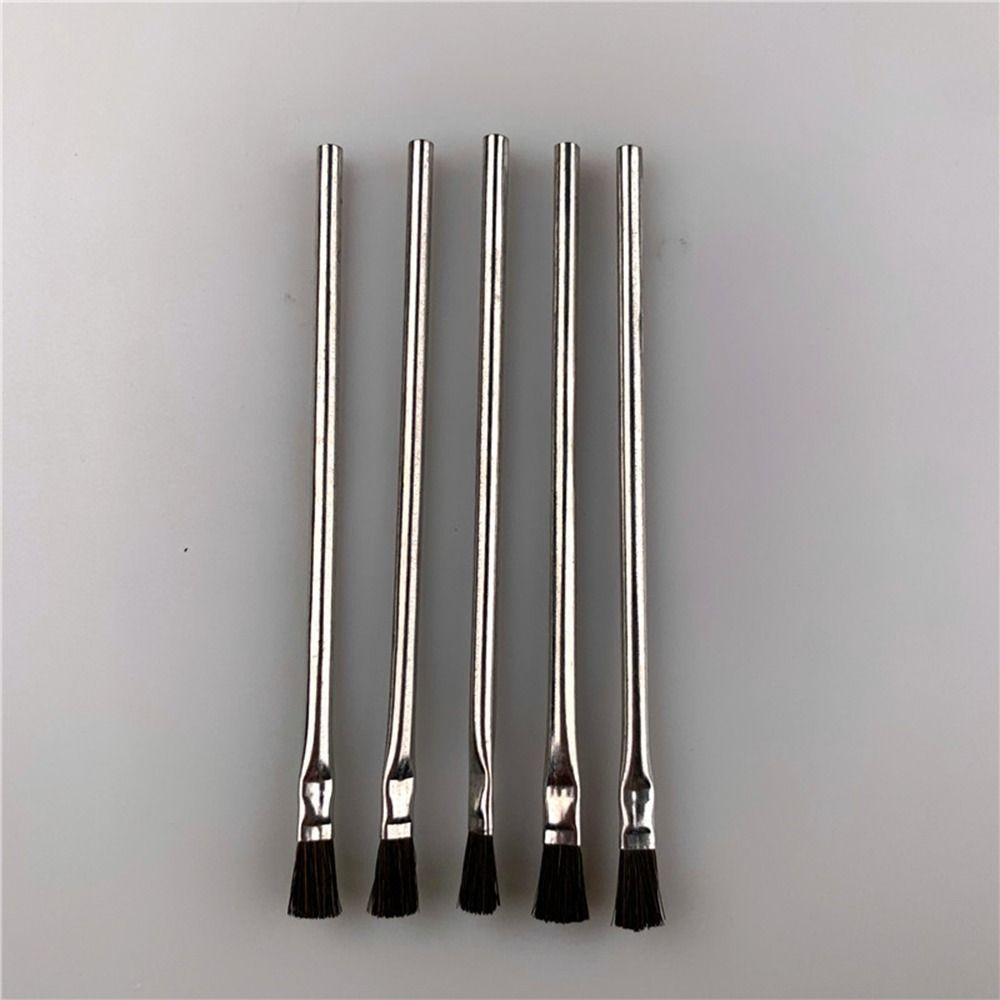 

Horse Hair Bristles Epoxy Wood Glue Brush Tin Handle Acid Flux Brushes Home, School, Shop