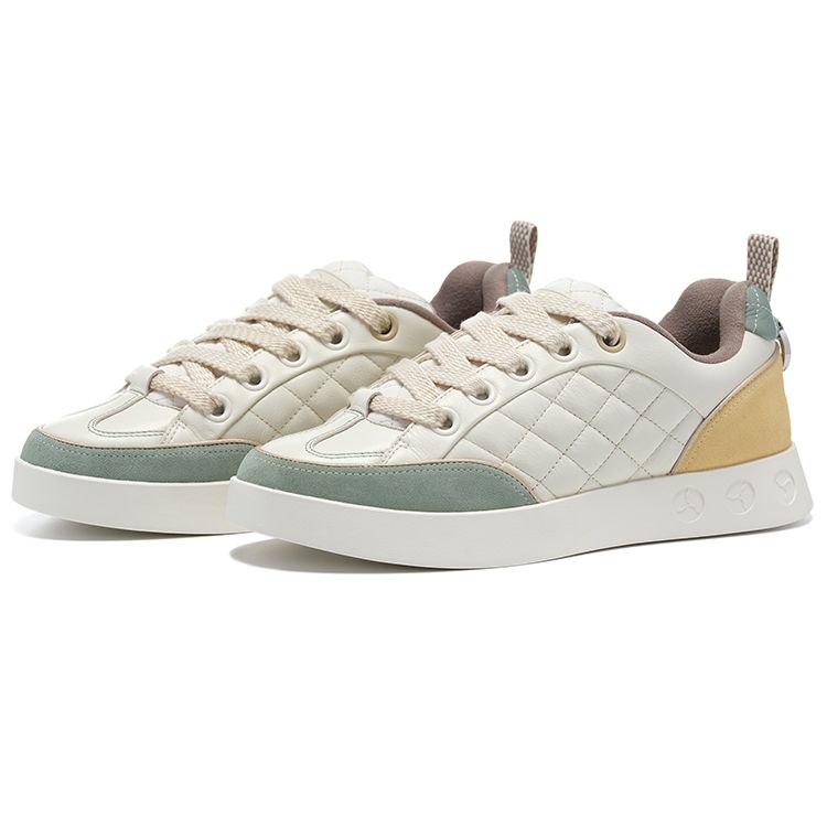 Li-Ning 1990 Wind Chime 2 Non-Slip Wear-Resistant Low-Top Skate Shoes Men Sneakers Off-White ALHT007-2