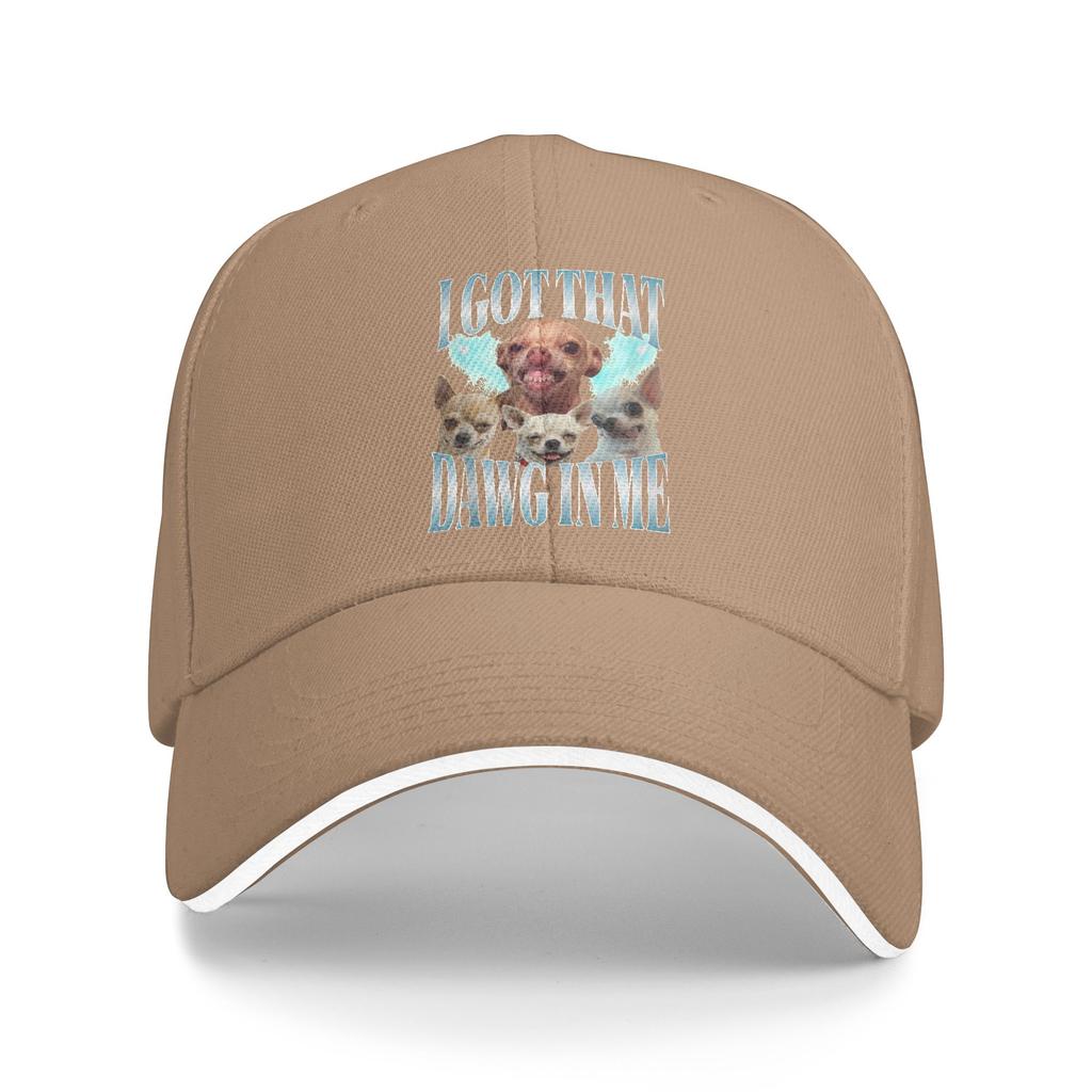 Summer I Got That Dawg In Me Funny Dog Chihuahua Lovers Funny Meme Baseball Cap Trendy Design Sun Trucker Hat Men Baseball Caps
