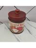 1pcs Creative Retro Vintage Storage with Lid Iron Bucket Bar Display Ornaments Creative Photography Iron Props, Storage Jars,