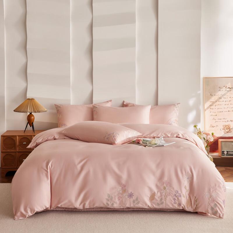 LiLang Berlin Girl Floral 4-Piece Bedding Set