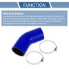 1 Set 70mm 276" ID 102mm 402" Length 45° Blue Black Car Silicone Hose