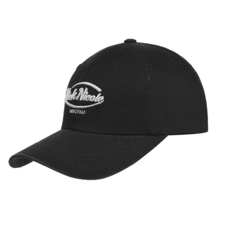 NICK&NICOLE NICOLE ORIGINALS LOGO BALL cap_VINTAGE Black