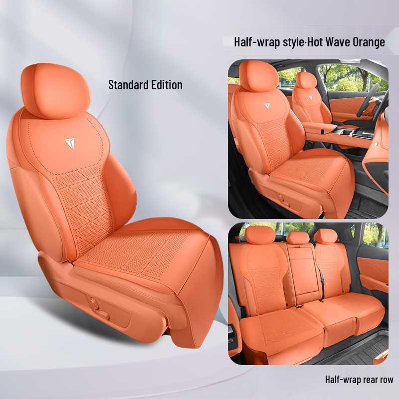 Universal Breathable Suede Seat Cushion Cover for Deep Blue S05 - All-Season, Half-Covered Design Remark Model Year