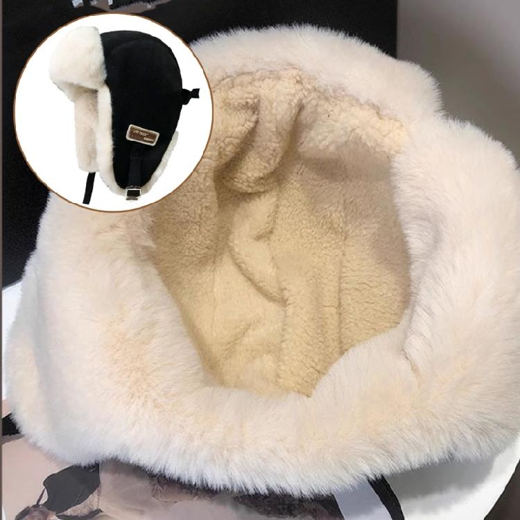 Vintage Trapper Hat Warm Plush Ear Flap Hat for Women and Girl Winter Daily Use