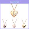 Layer Fashionable Double Heart Cat Pendant Necklace In Sparkling Titanium Steel For Elegant Gift Giving