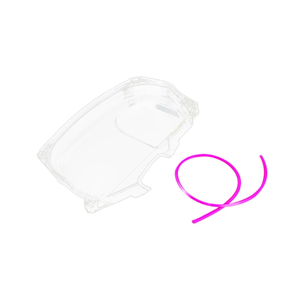 Klarer Nockenwellen-Zahnriemenabdeckung Gehäuse Motor Transparentes Zahnradgehäuse Passend für Mitsubishi EVO 9 4G63 Auto Modifikationsteile