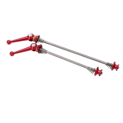 1 Pair Hub Quick Release Poles Bike Front Rear Alloy Axle Skewer Lever