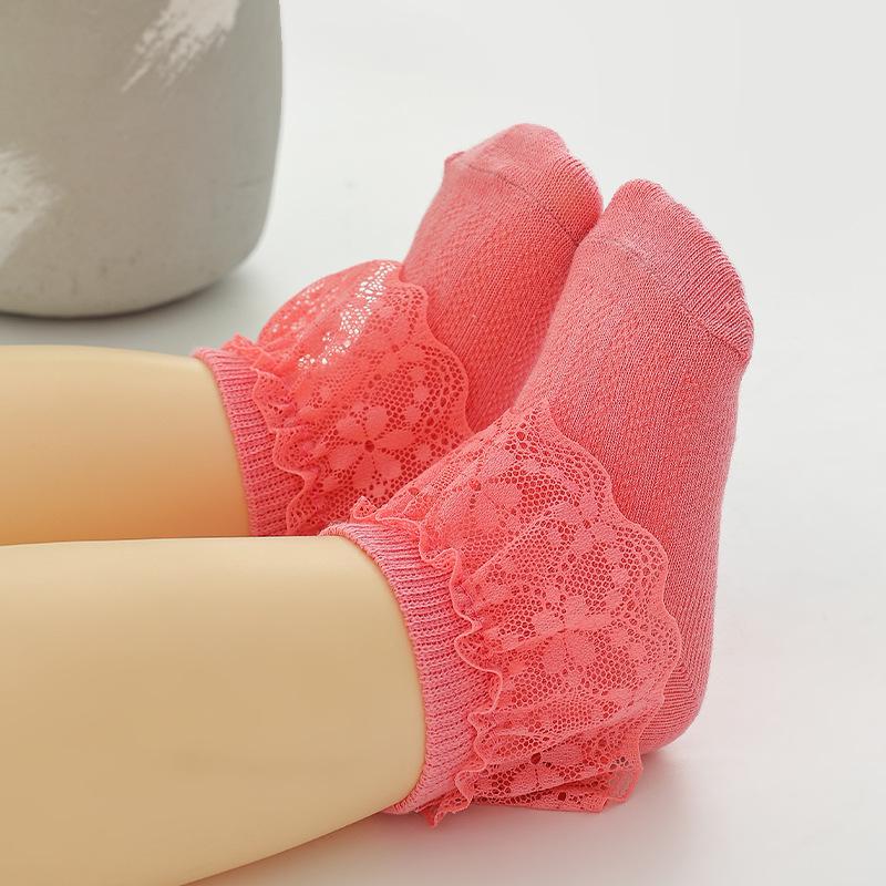 Summer Lace Mesh Socks for Girls - Thin Princess Style