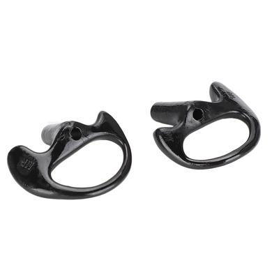 Soft Comfortable Black Silica Gel Ear Mould Replacement for Most Coil Tube Audio Kits