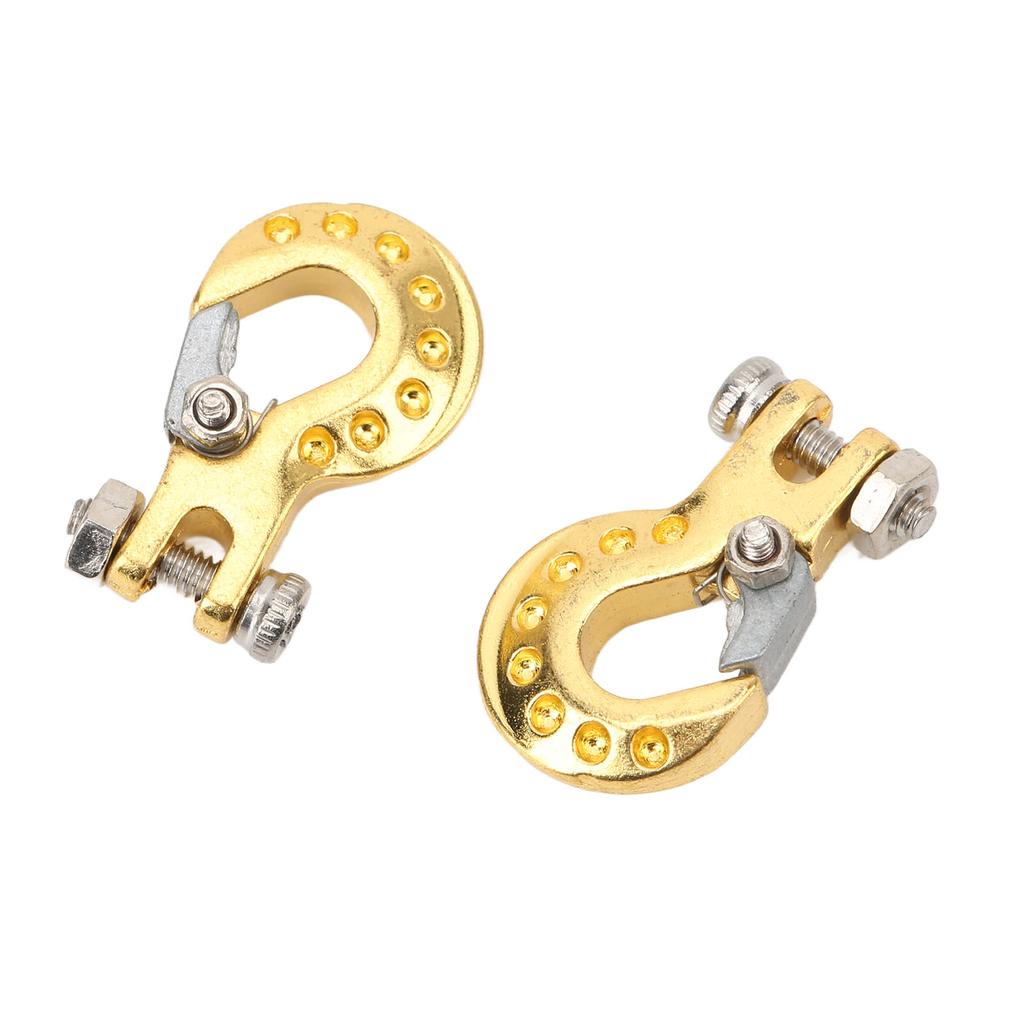 2 STÜCKE RC Anhängerhaken Leichte Aluminiumlegierung RC Windenhaken für SCX10 D90 110 RC Autos Upgrade