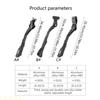A1A2 Bike Kickstand, Side Kickstand Stand, Adjustable Support Alloy Kickstand, Mountain Bike Bicycles Cycle Prop Kick Stand