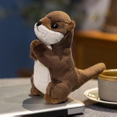 20 cm Niedlichen Cartoon Wishing Otter Plüsch Spielzeug Baby Kinder Niedliche Schöne Weiche Angefüllte Puppen Für Weihnachten Urlaub Geburtstagsgeschenk