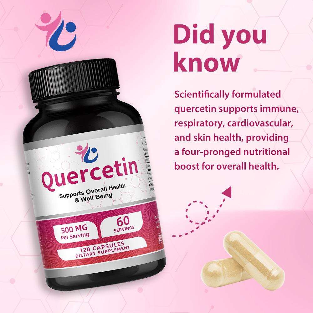 Quercetin 500 Mg Capsules, 120 Capsules