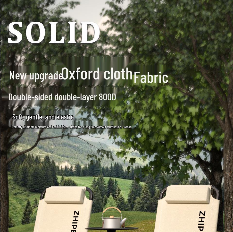 Sea Dog 2025 Folding Recliner: Outdoor Portable Dual-Use Camping & Beach Chair