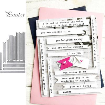 Strip Ta1g Etichetă Metal Cutting Dies DIY Scrapbooking Hartie Carduri Șablon Stencil