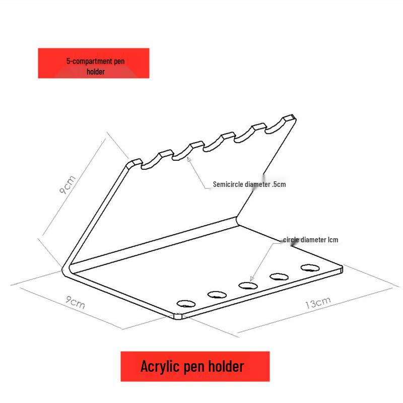 Acrylic Pen Tray Holder for Fountain Pens - New Display & Storage Solution